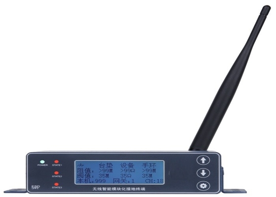 China IN-JD black Wireless intelligent modular grounding terminal 750K~45MΩ DC12V/1A supplier