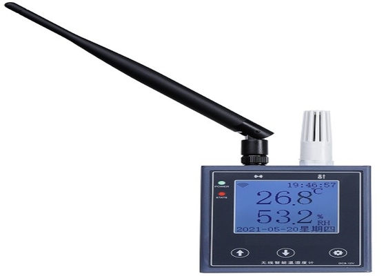 China IN-WSD black Wireless intelligent temperature and humidity meter -40-100°C 0-100%RH ≤15mW supplier