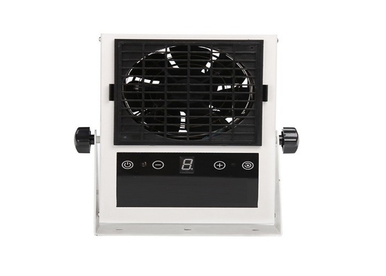 Intelligent Black Desktop Aluminum ion fan 100－600mm for static eliminating with remote control AC 5.0KV supplier
